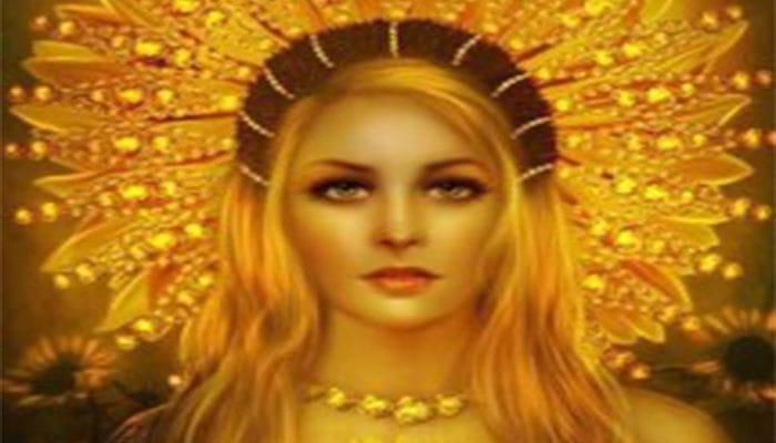 3) Saulë, gobernante del sol.