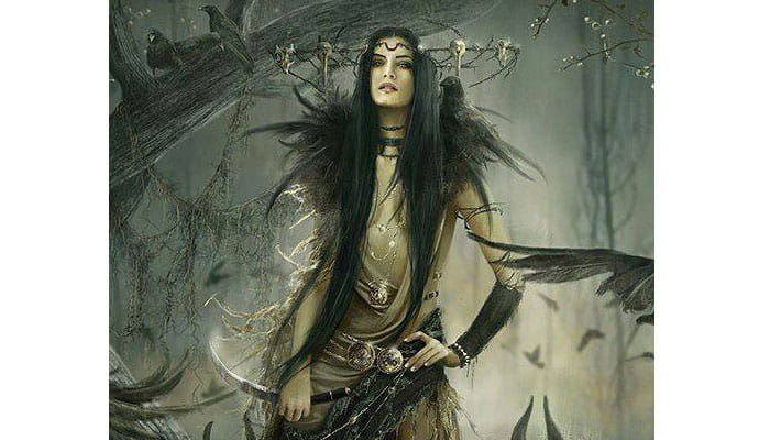 Manat diosa de la muerte y la oscuridad