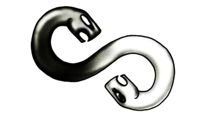 Una “S” amarilla o un signo Infinito incompleto