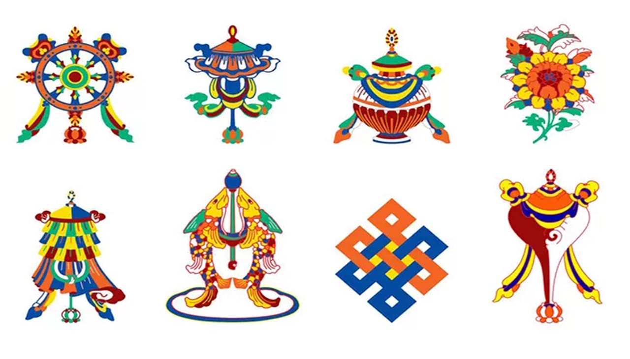 Eight Auspicious Symbols - Buddhist Symbology